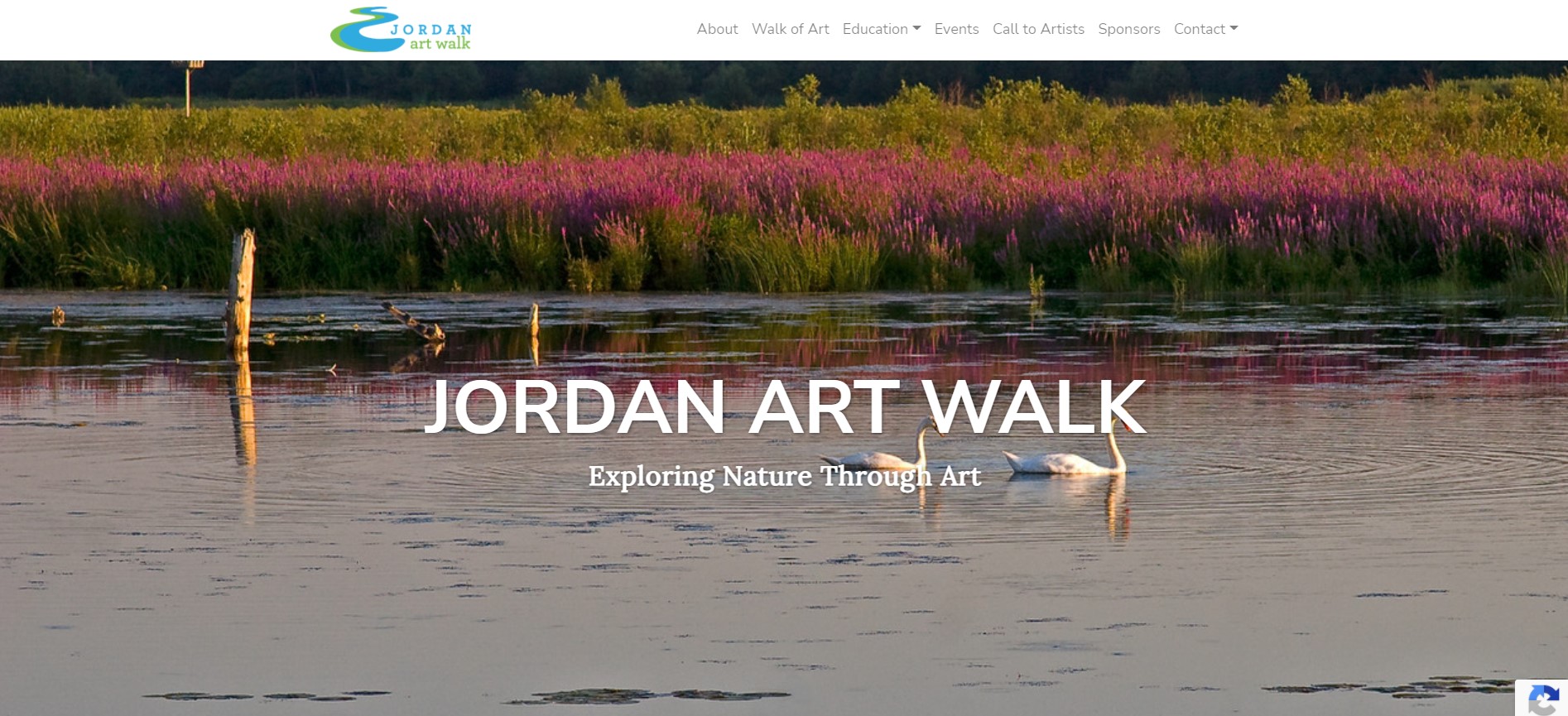 jordan art walk website designed by pro web marketing