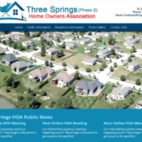 3 Springs Phase 2 HOA website designed by Pro Web Marketing
