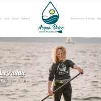 Acqua Dolce Paddle home page designed by Pro Web Marketing