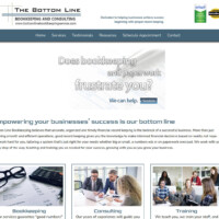 Bottom Line Bookkeeping designed by Pro Web Marketing