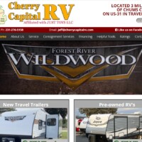 Cherry Capital RV website designed by Pro Web Marketing