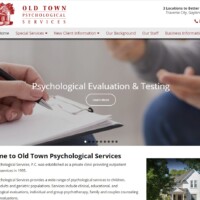 Old Town Psychology website designed by Pro Web Marketing