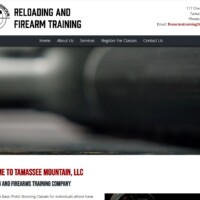 Tamassee Firearm Training website designed by Pro Web Marketing