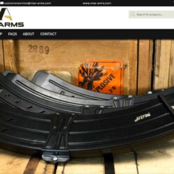 Max Arms Home Page designed by Pro Web Marketing