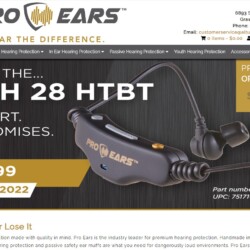 Pro Ears Home Page Designed by Pro Web marketing